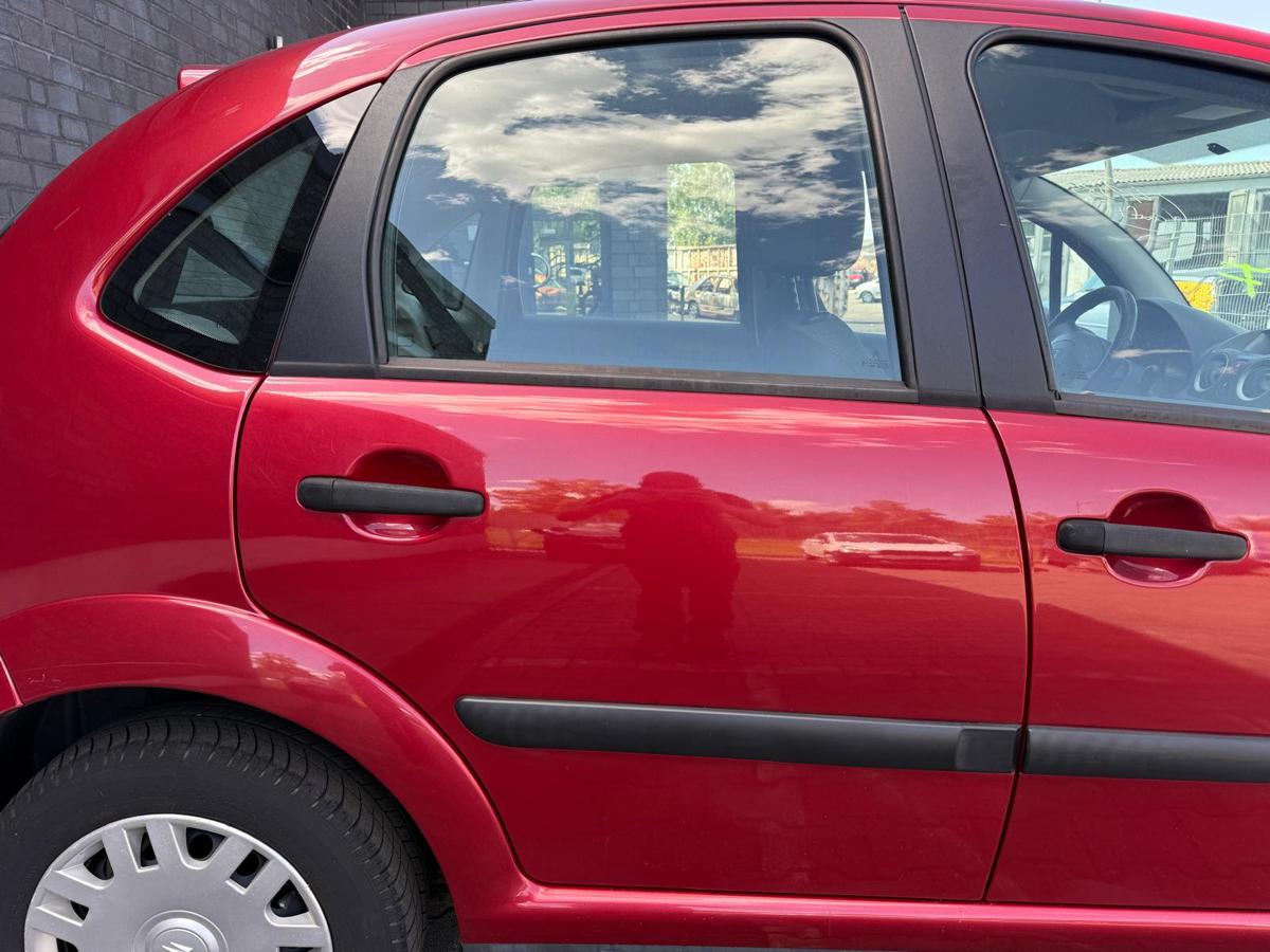 Citroen C3 original Tür hinten rechts EKQ Luziferrot Rohbau BJ08